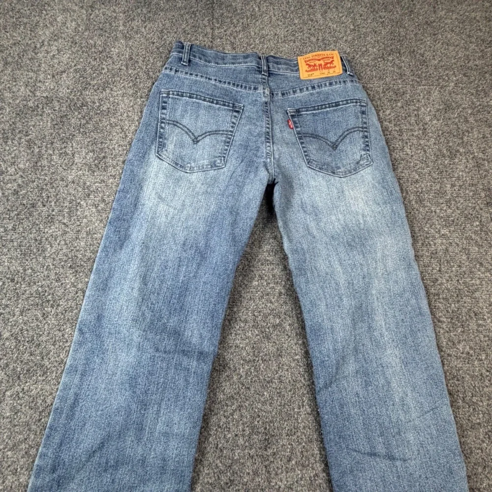 Levis 514 Straight Fit Jeans Boys Size 12 Reg Blue Denim 26x26 Medium Wash